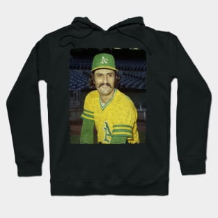 Rollie Fingers in Oakland Athletics Hoodie